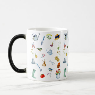 Aquarelle Jardinage de café Mug