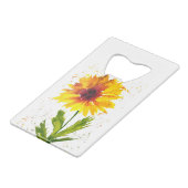 Aquarelle jaune fleur de tournesol chic rustique (Dos Angle)