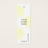 Aquarelle jaune moderne Social Media Prix Balise (Devant)