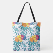 Aquarelle Joli Sac fourre-tout Floral (Dos)