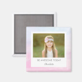 Aquarelle jolie aquarelle personnalisée Magnet de (Recto/Verso)