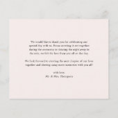 Aquarelle Jolie Carte de remerciements de fleurs d (Dos)