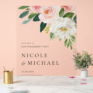 Aquarelle Jolie Fleurs de Jardin