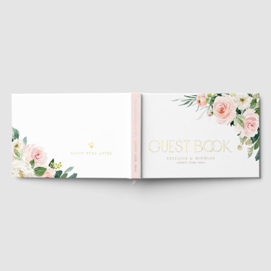 Aquarelle Jolie Fleurs de Jardin Mariage de printe (Complet)