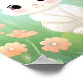 Aquarelle Jote Bunny Nursery Anims Poster (Coin)