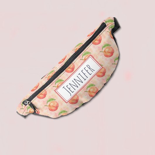 Aquarelle Juicy Ripe Peach Fruit Nom du Motif