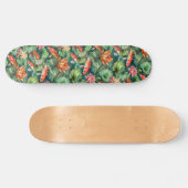 Aquarelle Koi & Water Lilies Skateboard (Horz)