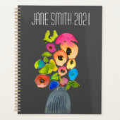 Aquarelle lâche floral coloré (Devant)