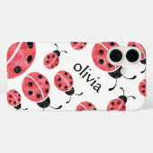 Aquarelle Ladybug coque iphone personnalisé (Verso (horizontal))