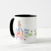 Aquarelle lapins Bunny Coffee Mugs (Devant gauche)