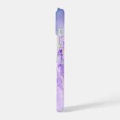 Aquarelle Lavande Fleurs violettes Jardin Floral (Côté gauche)