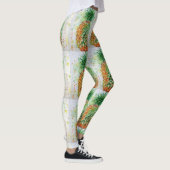 Aquarelle Leggings ananas (Droite)