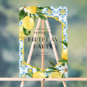 Aquarelle Lemons et Carrelage marocain Anniversair (Neutre)