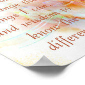 Aquarelle libellules de sérénité poster de prière (Coin)