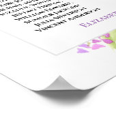 Aquarelle Lilacs 4 Tableau Mariage (Coin)