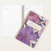 Aquarelle Lilas en violet Arrière - plan (Devant avec enveloppe)