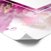 Aquarelle Lilies Affiche de bienvenue du 40e anniv (Coin)