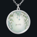 Aquarelle Lily de la vallée Collier<br><div class="desc">Belle aquarelle Lily de la vallée Collier</div>