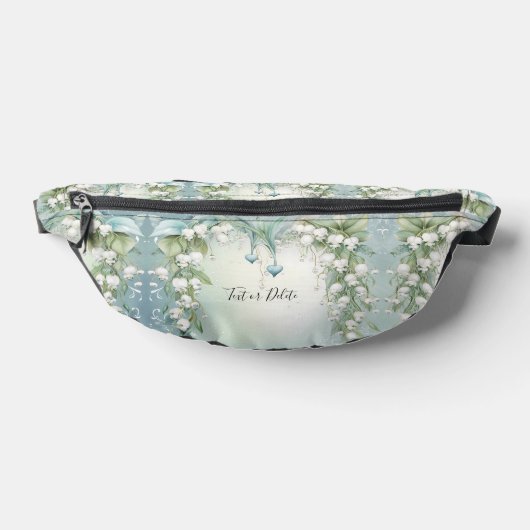 Aquarelle Lily de la Vallée Fanny Pack (Poser)