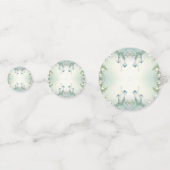 Aquarelle Lily de la vallée Table Confetti (Derrière)