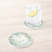 Aquarelle Lily du Dessous de verre de grès de la v (Côté)