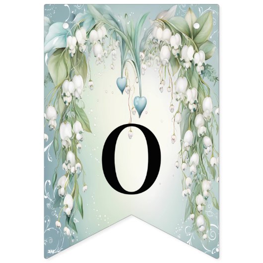 Aquarelle Lily du drapeau de la vallée (Deuxième drapeau)