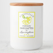 Aquarelle Limoncello Pour Un Petit Étiquette À Bou (Devant)