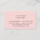 Aquarelle Lipstick Carte de visite artiste maquill (Dos)