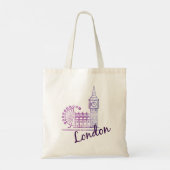 Aquarelle Londres Big Ben Sac fourre-tout - Artist (Dos)