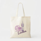 Aquarelle Londres Big Ben Sac fourre-tout - Artist (Devant)