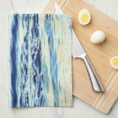 Aquarelle Loon Art Serviette de cuisine (Quart Plié)
