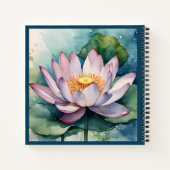 Aquarelle Lotus rose Fleur Mindfult Journal (Dos)