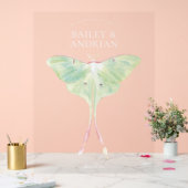 Aquarelle Luna Moth Mariage (Mariage)