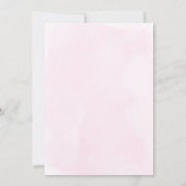 Aquarelle Macarons Baby Birthday Party Invitation (Dos)