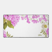 Aquarelle Magenta Hydrangeas Floral Personnalisé (Recto)