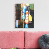 Aquarelle Maine Homard Bouée Toile Côtière Imprime (Insitu(Salon))