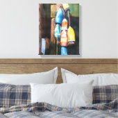 Aquarelle Maine Homard Bouée Toile Côtière Imprime (Insitu(Chambre))