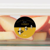 Aquarelle maison Abee Pure Miel cru Étiquettes (Apposé)