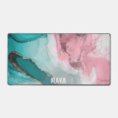 Aquarelle Marbre Personnalisé Nom Du Script De (Recto)