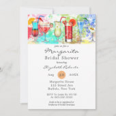 Aquarelle Margarita Invitation de la douche nuptia (Devant)