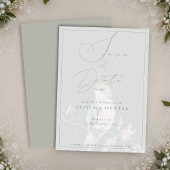 Aquarelle Mariage de colibri Enregistrer la carte