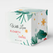 Aquarelle Mariage de Noël Holly Ballotins (Verso)