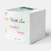 Aquarelle Mariage de Noël Holly Ballotins (Arrière)