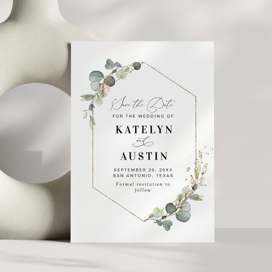 aquarelle mariage eucalyptus enregistrer la carte