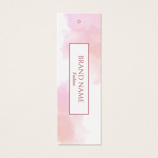 Aquarelle marque blanche balise Hang | Rose (Devant)