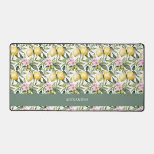 Aquarelle méditerranéenne en fleur de citron itali