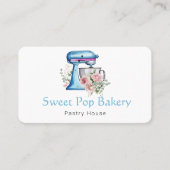 Aquarelle Mélangeur Turquoise Carte de visite (Devant)