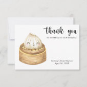 Aquarelle - merci baby shower (Devant)