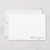 Aquarelle Merci funéraire cardinal rouge (Dos)