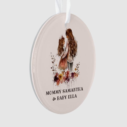 Aquarelle mère et fille (1) (devant)